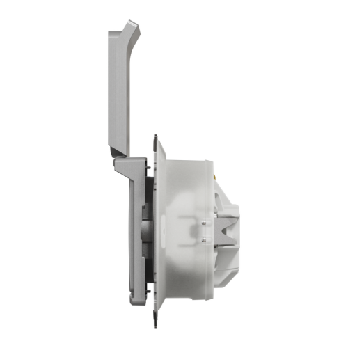 Розетка влагозащищенная IP44, алюминий, Sedna Design SDD213024