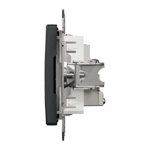 Розетка телевизионная конечная, черный, Sedna Design SDD114471