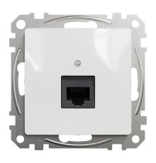 Компьютерная розетка RJ45 кат. 5е UTP, белый, Sedna Design