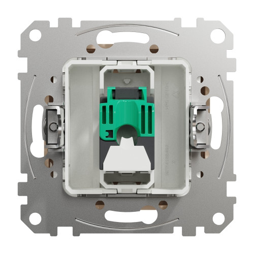 Компьютерная розетка RJ45 кат. 5е UTP, бежевый, Sedna Design SDD112451