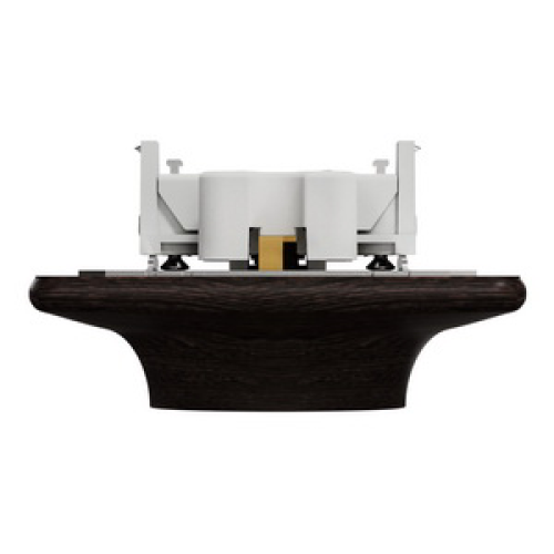 Розетка электрическая двойная, венге, Sedna Design SDD381221