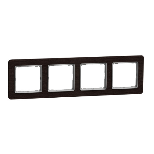 Рамка 4 поста, венге, Sedna Design SDD381804