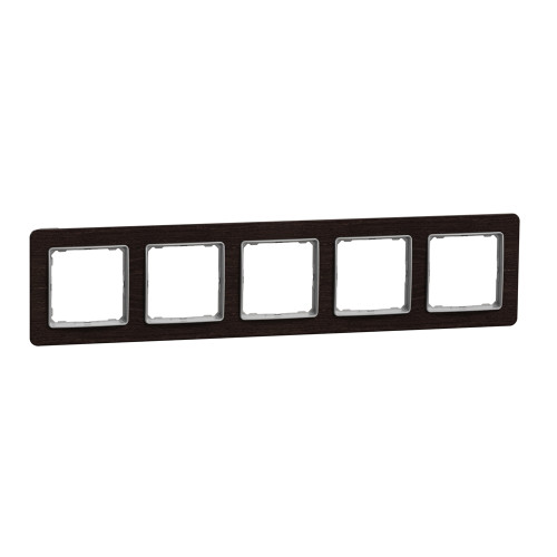 Рамка 5 постов, венге, Sedna Design SDD381805
