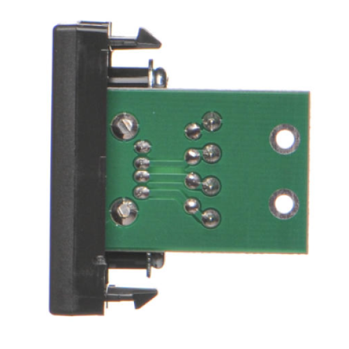 Розетка USB для передачи данных, 1 модуль, черный, К45 Simon K128B/14