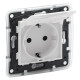 Розетка электрическая с крышкой IP44, белый, Niloe Step Legrand 863123B