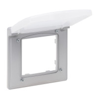 Рамка 1 пост IP44, алюминий, Niloe Step Legrand
