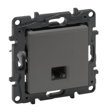 Розетка компьютерная RJ45 CAT5e UTP, сталь, Niloe Step Legrand