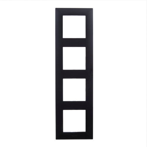 Рамка 4 поста, черный, Niloe Step Legrand 863594