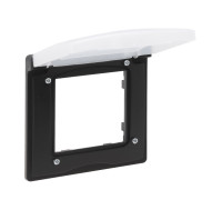 Рамка 1 пост IP44, черный, Niloe Step Legrand