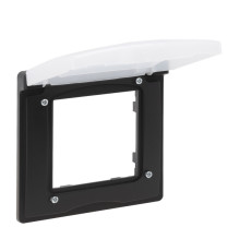 Рамка 1 пост IP44, черный, Niloe Step Legrand