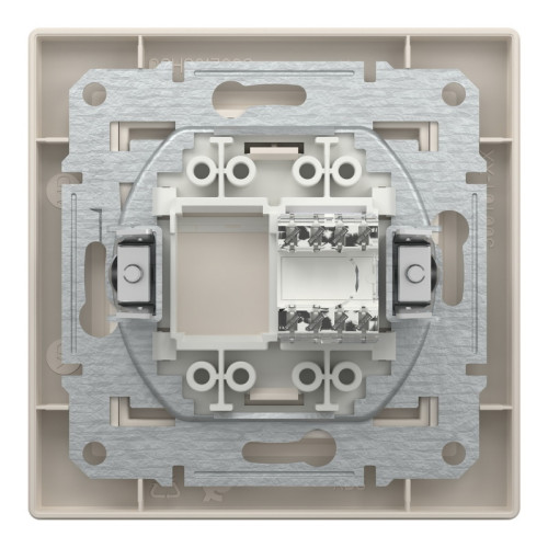 Розетка компьютерная RJ-45, кремовый, EPH4300123 Schneider Asfora