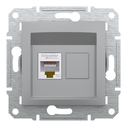Розетка компьютерная RJ45, алюминий, EPH4300161 Asfora Schneider