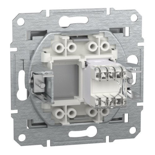 Розетка компьютерная RJ45, алюминий, EPH4300161 Asfora Schneider