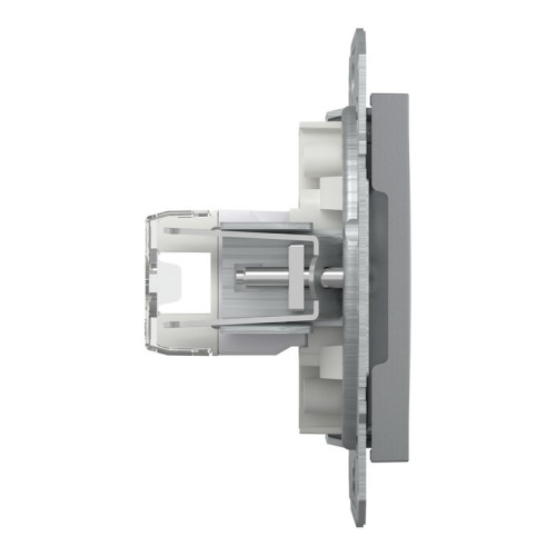 Розетка комп'ютерна RJ45, сталь, EPH4300162 Asfora Schneider