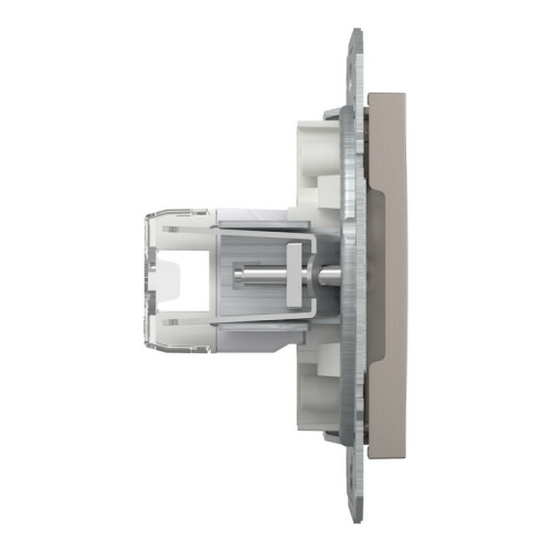 Розетка комп'ютерна RJ45, бронза, EPH4300169 Asfora Schneider