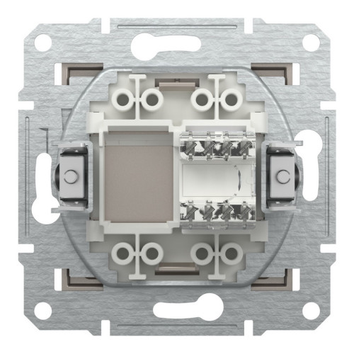 Розетка комп'ютерна RJ45, бронза, EPH4300169 Asfora Schneider