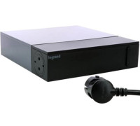 Удлинитель угловой ТВ, 4 розетки 16 А, с УЗИП, кабель 2 м, черный, 694515 Legrand