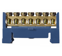Шина нулевая на din-рейку на 7 отверстий, BC-507 Аско A0150120032