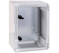 Щит ударопрочный 300х400х195мм с прозрачной дверцей, IP65, e.plbox.300.400.195.tr Enext