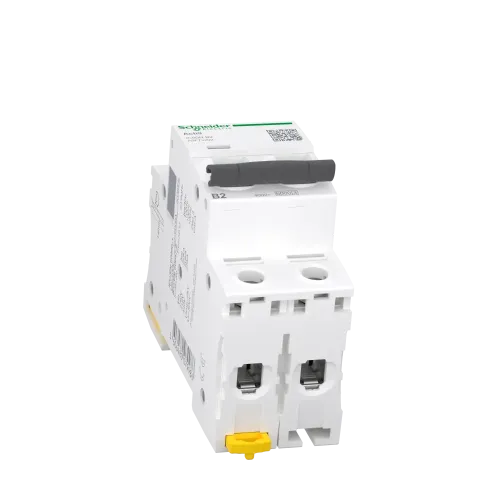 Автоматический выключатель 2А, 2 полюса, кривая B, IC60N Acti9 Schneider Electric A9F73202
