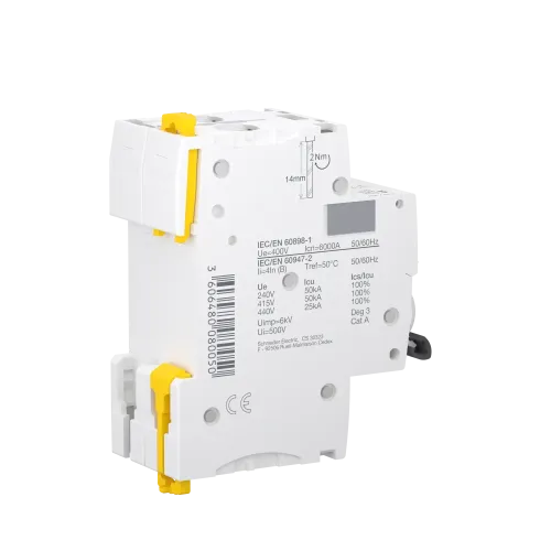 Автоматический выключатель 4А, 2 полюса, кривая B, IC60N Acti9 Schneider Electric A9F73204
