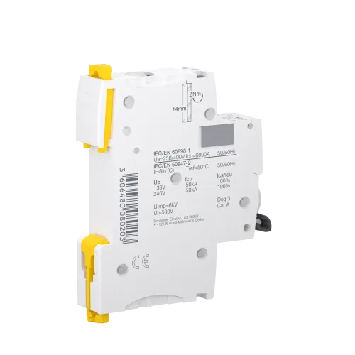 Автоматический выключатель 2А, 1 полюс, кривая C, IC60N Acti9 Schneider Electric A9F74102