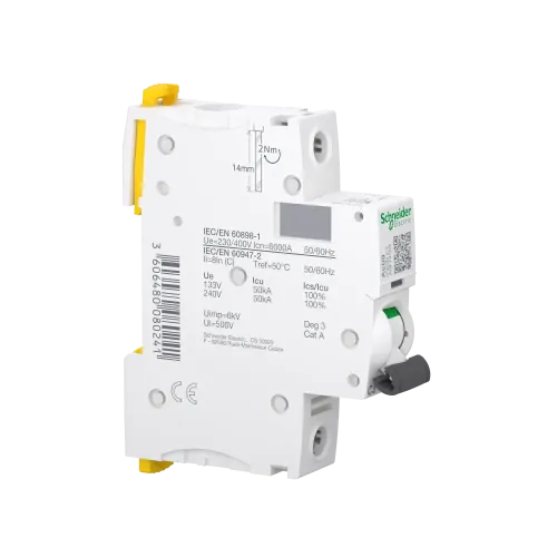 Автоматический выключатель 3А, 1 полюс, кривая C, IC60N Acti9 Schneider Electric A9F74103