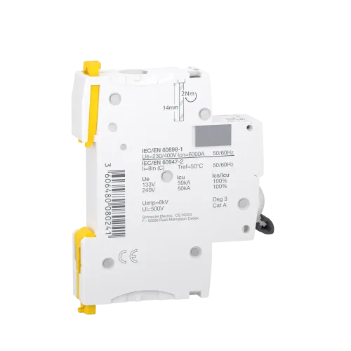 Автоматический выключатель 3А, 1 полюс, кривая C, IC60N Acti9 Schneider Electric A9F74103