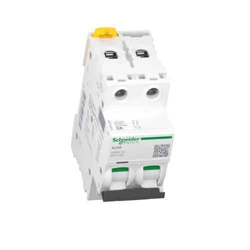 Автоматический выключатель 2А, 2 полюса, кривая C, IC60N Acti9 Schneider Electric A9F74202