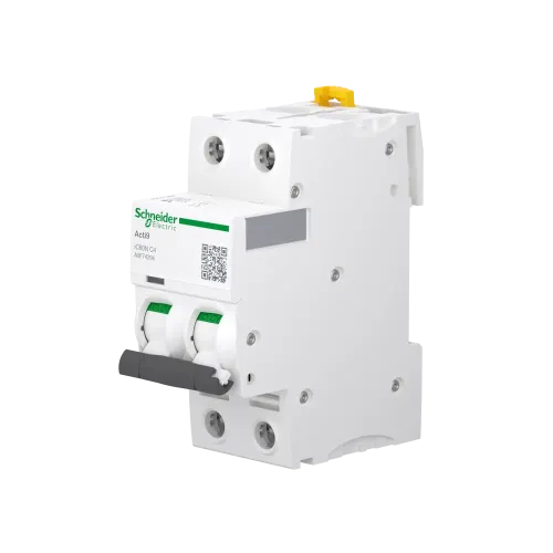 Автоматический выключатель 4А, 2 полюса, кривая C, IC60N Acti9 Schneider Electric A9F74204