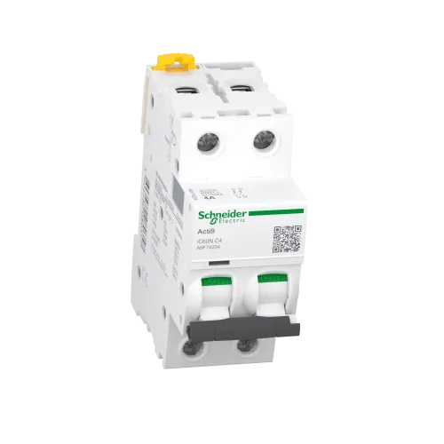 Автоматический выключатель 4А, 2 полюса, кривая C, IC60N Acti9 Schneider Electric A9F74204