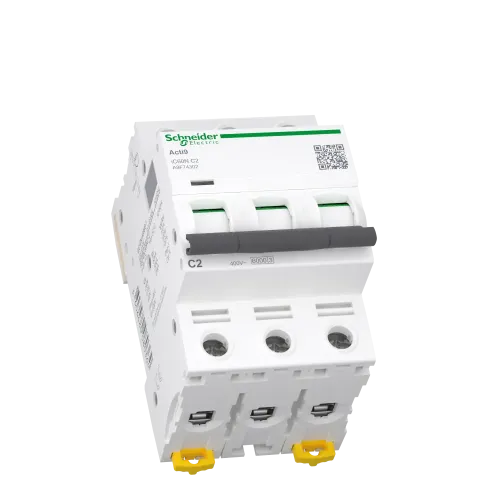 Автоматический выключатель 2А, 3 полюса, кривая C, IC60N Acti9 Schneider Electric A9F74302
