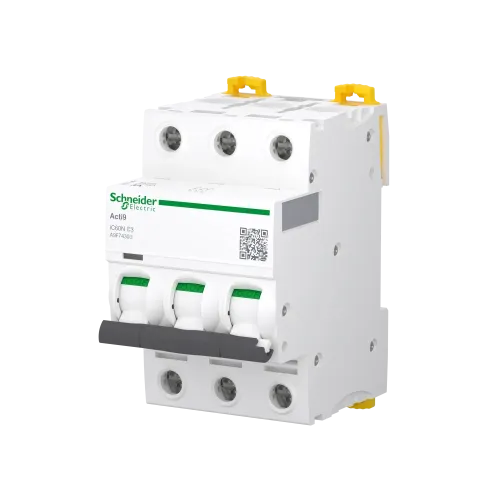 Автоматический выключатель 3А, 3 полюса, кривая C, IC60N Acti9 Schneider Electric A9F74303