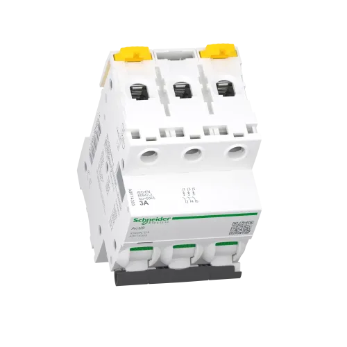 Автоматический выключатель 3А, 3 полюса, кривая C, IC60N Acti9 Schneider Electric A9F74303