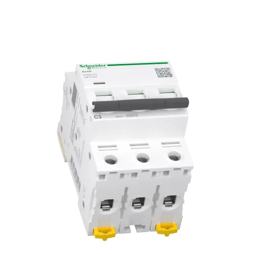 Автоматический выключатель 3А, 3 полюса, кривая C, IC60N Acti9 Schneider Electric A9F74303