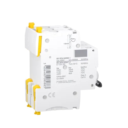 Автоматический выключатель 10А, 3 полюса, кривая D, IC60N Acti9 Schneider Electric A9F75310