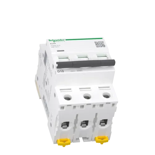 Автоматический выключатель 10А, 3 полюса, кривая D, IC60N Acti9 Schneider Electric A9F75310