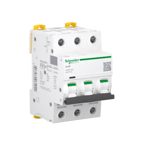 Автоматический выключатель 32А, 3 полюса, кривая D, IC60N Acti9 Schneider Electric A9F75332