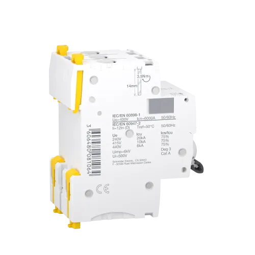 Автоматический выключатель 40А, 3 полюса, кривая D, IC60N Acti9 Schneider Electric A9F75340