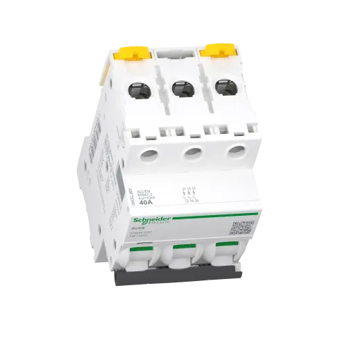 Автоматический выключатель 40А, 3 полюса, кривая D, IC60N Acti9 Schneider Electric A9F75340