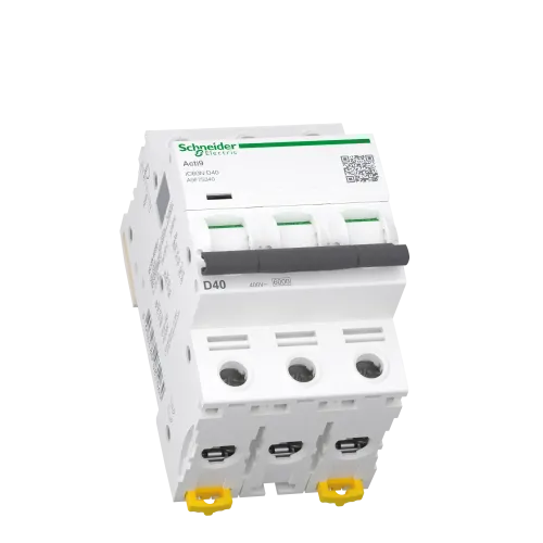 Автоматический выключатель 40А, 3 полюса, кривая D, IC60N Acti9 Schneider Electric A9F75340