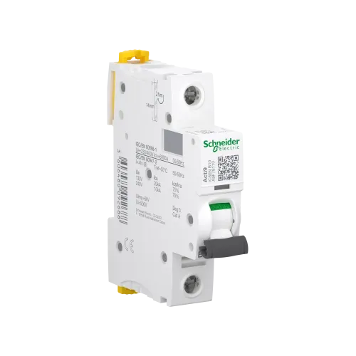 Автоматический выключатель 10А, 1 полюс, кривая B, IC60N Acti9 Schneider Electric A9F78110
