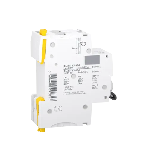 Автоматический выключатель 32А, 2 полюса, кривая B, IC60N Acti9 Schneider Electric A9F78232