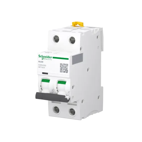 Автоматический выключатель 32А, 2 полюса, кривая B, IC60N Acti9 Schneider Electric A9F78232