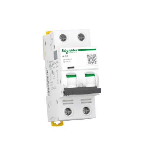 Автоматический выключатель 32А, 2 полюса, кривая B, IC60N Acti9 Schneider Electric A9F78232