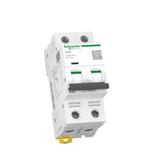Автоматический выключатель 40А, 2 полюса, кривая B, IC60N Acti9 Schneider Electric A9F78240