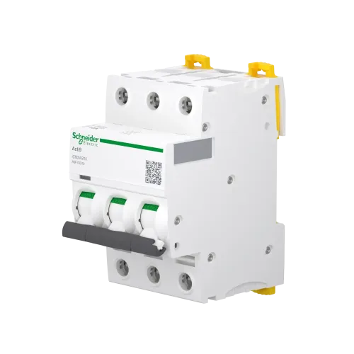 Автоматический выключатель 10А, 3 полюса, кривая B, IC60N Acti9 Schneider Electric A9F78310