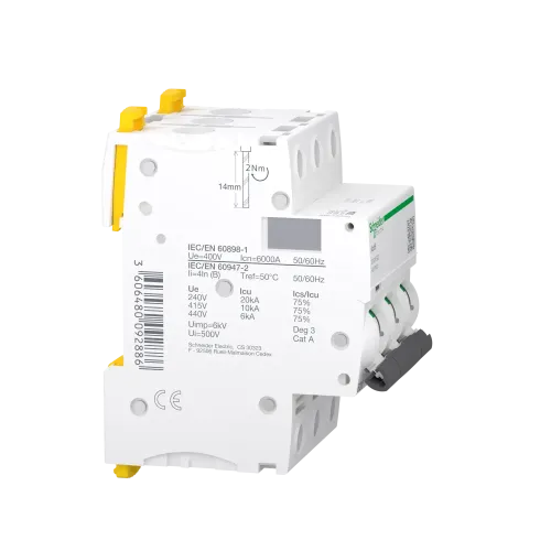 Автоматический выключатель 20А, 3 полюса, кривая B, IC60N Acti9 Schneider Electric A9F78320