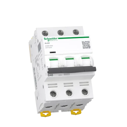 Автоматический выключатель 40А, 3 полюса, кривая B, IC60N Acti9 Schneider Electric A9F78340