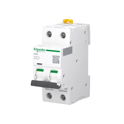 Автоматический выключатель 6А, 2 полюса, кривая C, IC60N Acti9 Schneider Electric A9F79206
